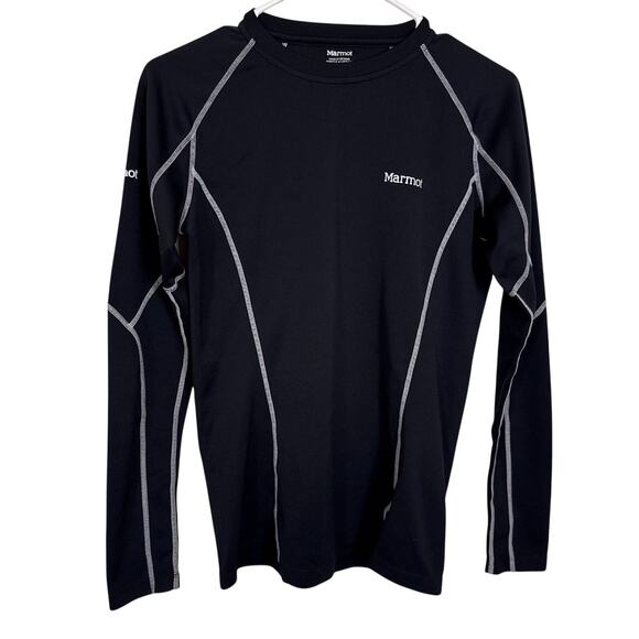 Marmot Tops - Marmot Base Layer Top Women's Performance Thermal Shirt Long Sleeve Black Medium
